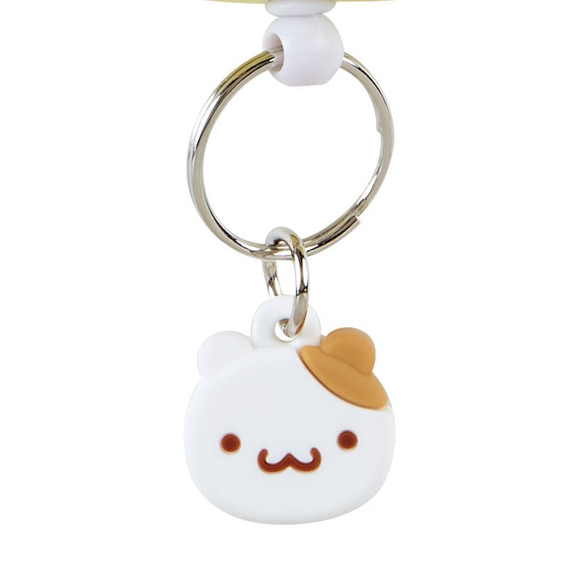 [Sanrio] Face - shaped badge reel keychain - Pompompurin - Otaku Collectives