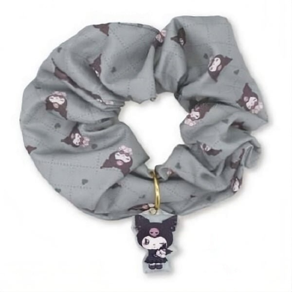 [Sanrio] Hair Scrunchie & Charm - Kuromi - Otaku Collectives