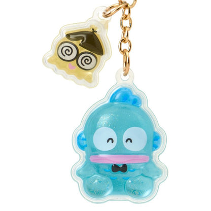 Sanrio Hangyodon Acrylic Keychain Set – 2pc Puffy Semi - 3D Key Holder (Matching Niko Niko Series) - Otaku Collectives