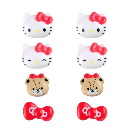 Sanrio Hello Kitty 3D Nail Parts Set – Character Nail Art Decorations with Adhesive Stickers - Otaku Collectives