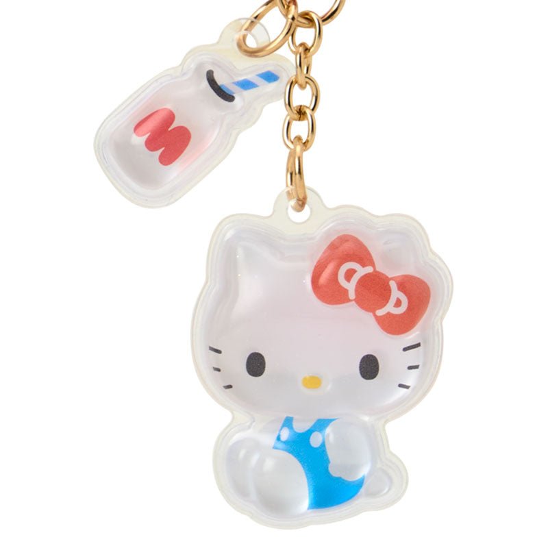 Sanrio Hello Kitty Acrylic Keychain Set – 2pc Puffy Semi - 3D Key Holder (Matching Niko Niko Series) - Otaku Collectives