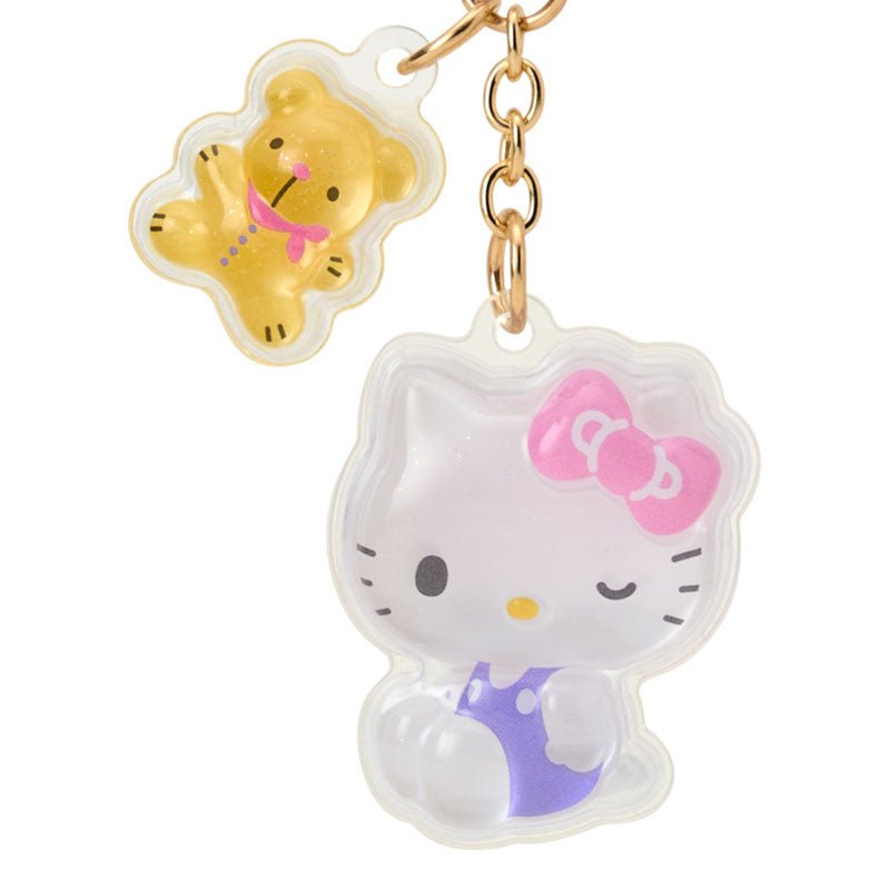 Sanrio Hello Kitty Acrylic Keychain Set – 2pc Puffy Semi - 3D Key Holder (Matching Niko Niko Series) - Otaku Collectives