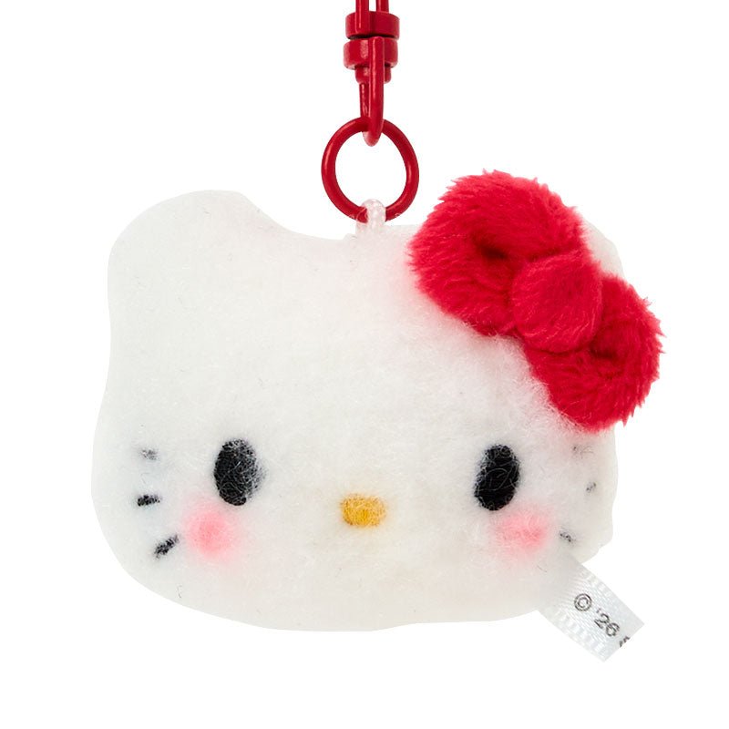 Sanrio Hello Kitty Mini Mascot Keychain Set – 2pc Plush Key Holder (Matching Niko Niko) - Otaku Collectives