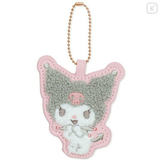 [Sanrio] Limited Japan Edition Furry Keychain - Kuromi - Otaku Collectives