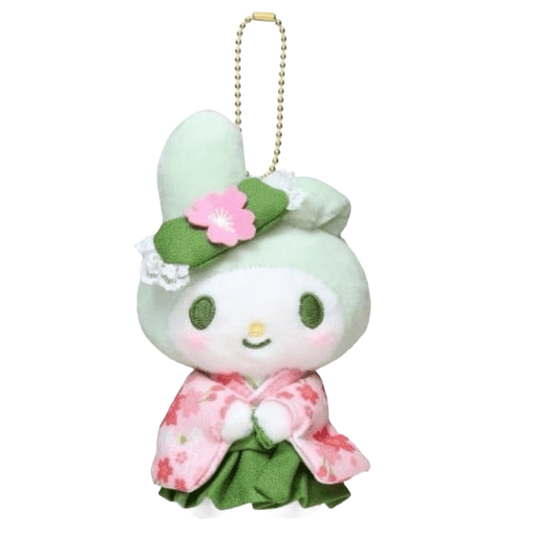 Sanrio Matcha Kimono My Melody Plush Keychain - Authentic Japan Edition - Otaku Collectives