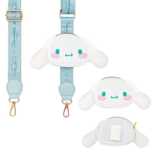 [Sanrio] Multi - shoulder Adjustable Phone or Purse Strap with Pouch - Cinnamoroll - Otaku Collectives