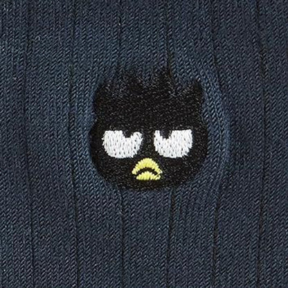 [Sanrio] Official Sanrio Exclusive Embroidered Socks (23 - 25cm) - Badtz - Maru - Otaku Collectives