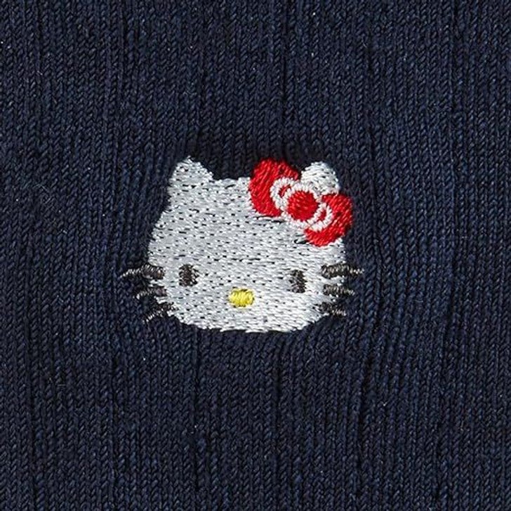 [Sanrio] Official Sanrio Exclusive Embroidered Socks (23 - 25cm) - Hello Kitty - Otaku Collectives