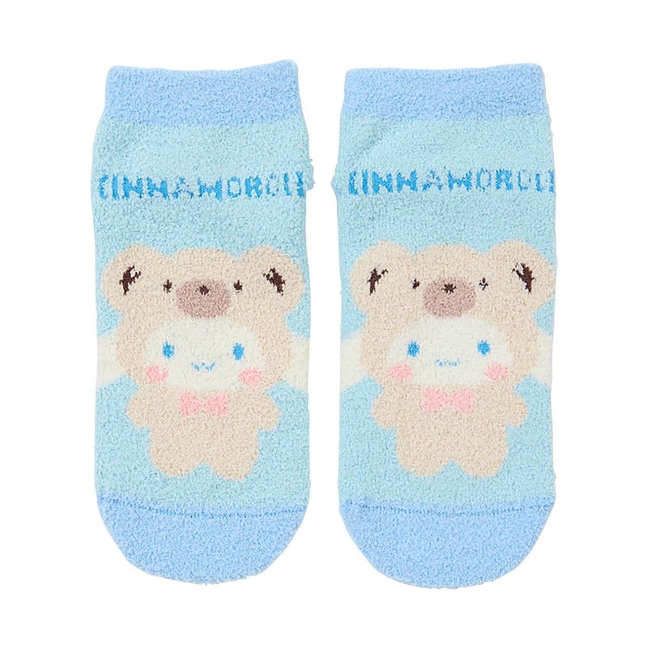 [Sanrio] Official Sanrio Exclusive Fluffy Socks - Bear Costume Cinnamoroll - Otaku Collectives