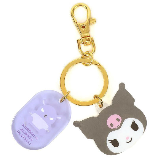 [Sanrio] Original Face Keychain - Kuromi - Otaku Collectives