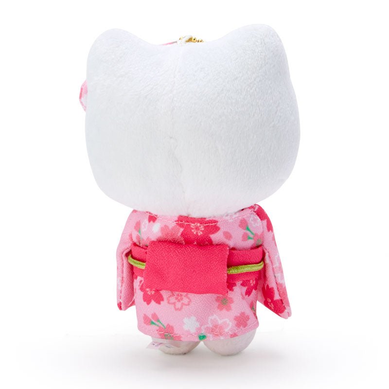 [Sanrio] Plush Charm Mascot holder (Cherry Blossom Kimono) - Hello Kitty - Otaku Collectives