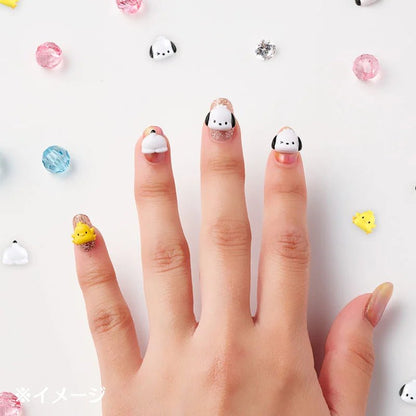 Sanrio Pochacco 3D Nail Parts Set – Character Nail Art Decorations with Adhesive Stickers - Otaku Collectives
