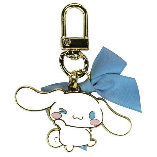 [Sanrio] Ribbon Metal Keychain - Cinnamoroll - Otaku Collectives