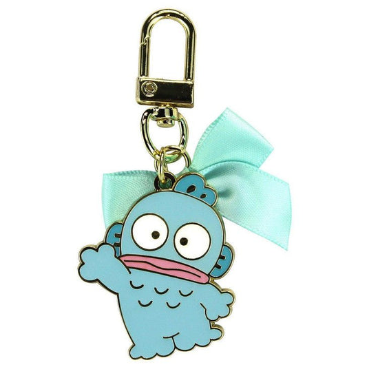 [Sanrio] Ribbon Metal Keychain Hangyodon - Otaku Collectives