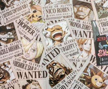 Shanks One Piece Official Marine Issued Wanted Poster 4 Billion Berries A3 Poster - Otaku Collectives
