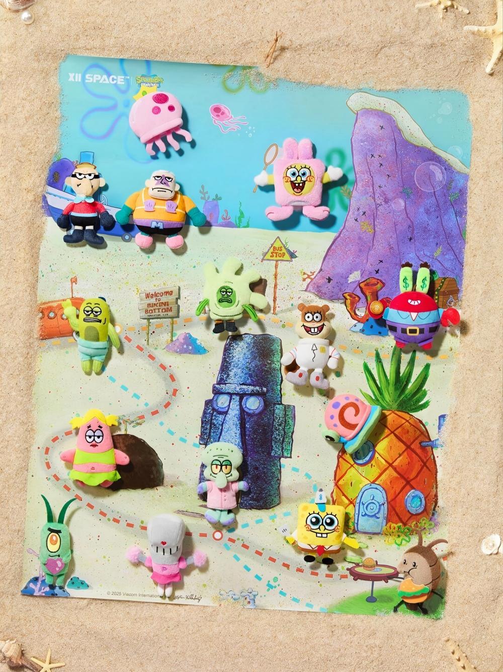 SpongeBob Heartbeat Encyclopedia Series Magnet Blind Box Figure - Otaku Collectives