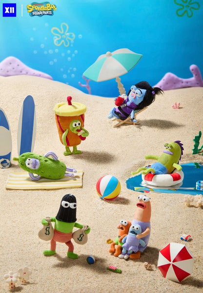 SpongeBob SquarePants Bikini Bottom Residents Series Pendant Plush Blind Box - Otaku Collectives