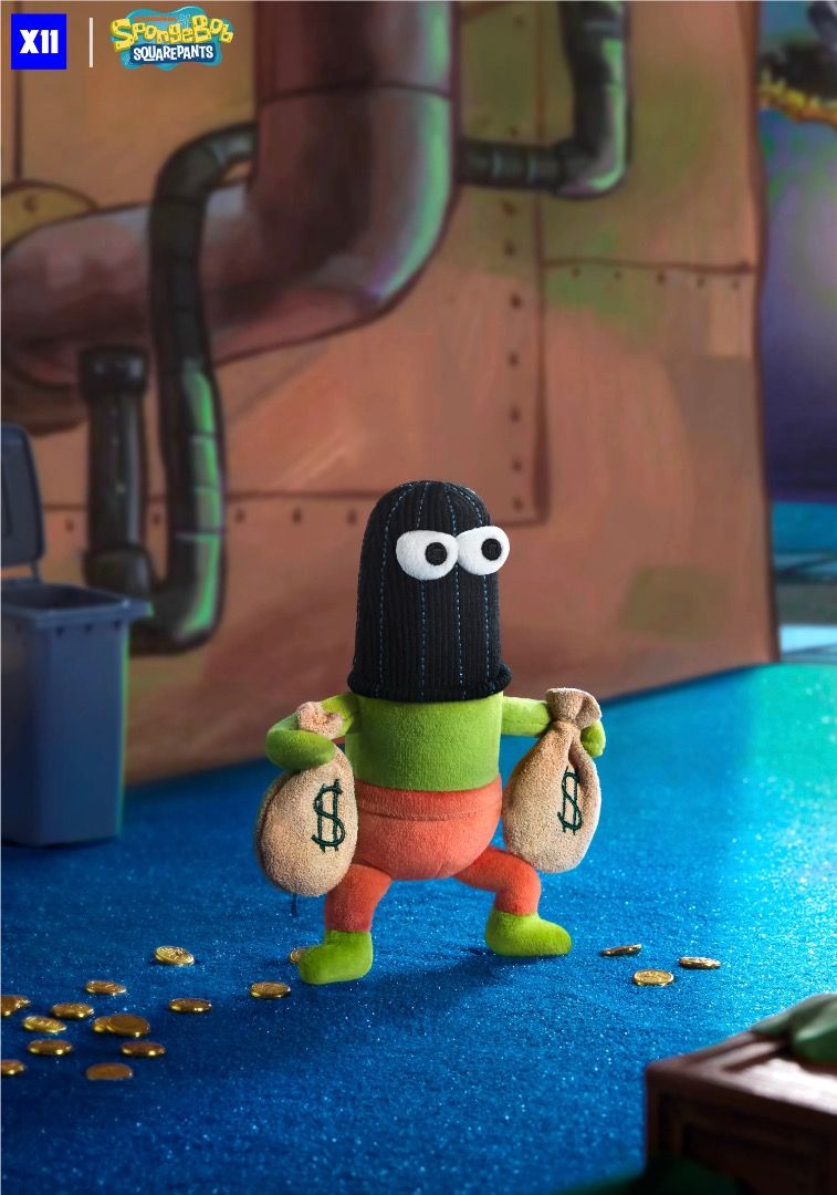SpongeBob SquarePants Bikini Bottom Residents Series Pendant Plush Blind Box - Otaku Collectives