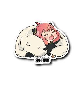 [Spy x Family] B-Side Label Sticker- Anya & Bond (A) - Otaku Collectives