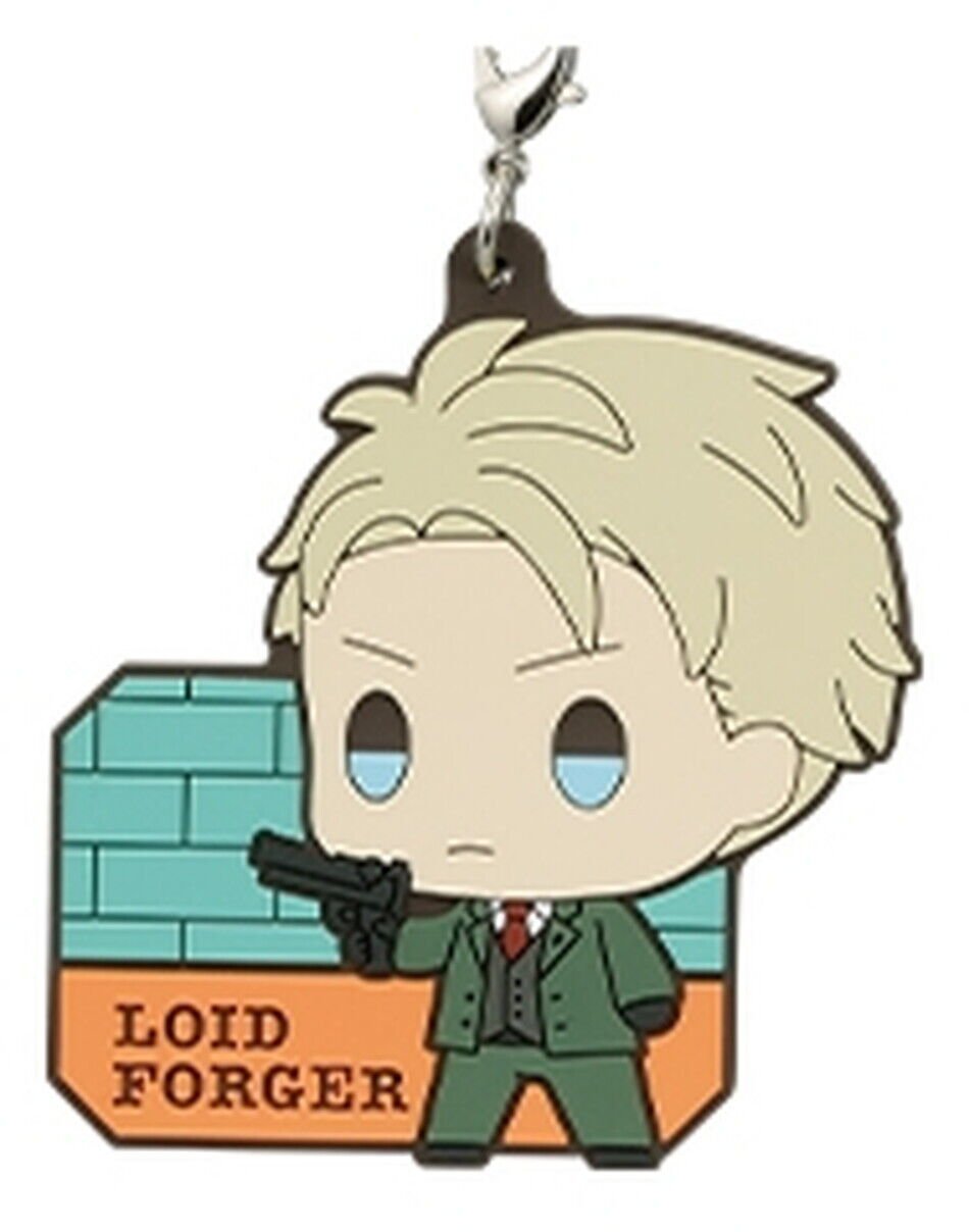 [Spy x Family] Loid Forger (A) Ichibansho - Lovely Ordinary Days - Rubber Key Chain Mascot - Otaku Collectives