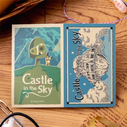 [Studio Ghibli] Castle in the Sky Retro Stickers Robot & Castle Laputa - Otaku Collectives