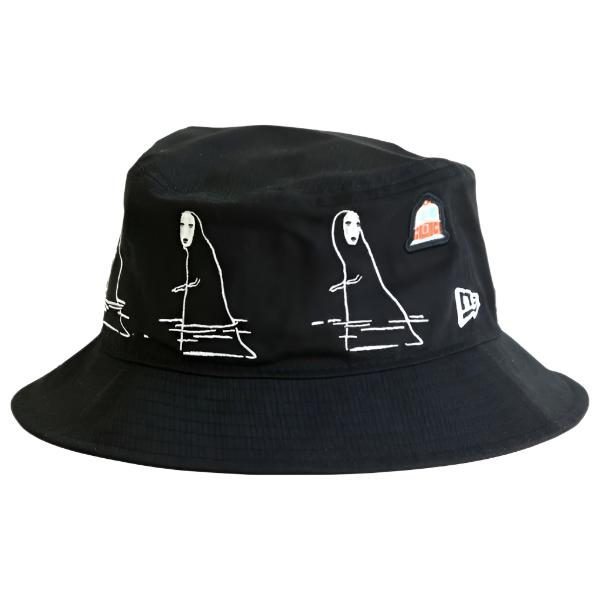 [Studio Ghibli] Embroidered Spirited Away NEW ERA Collaboration Bucket Hat (Size: M/L) - Otaku Collectives