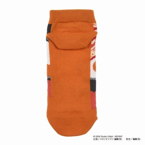 Studio Ghibli Howl's Moving Castle Calcifer Bacon and Eggs Sneaker Socks - Otaku Collectives