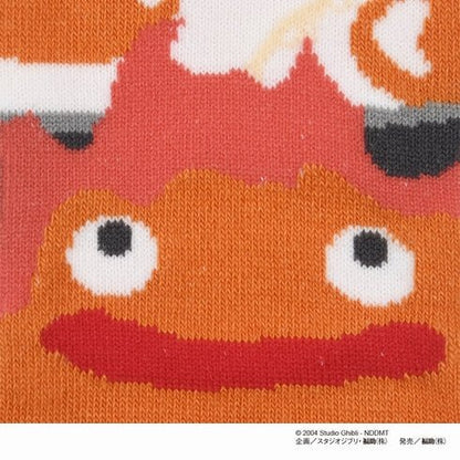 Studio Ghibli Howl's Moving Castle Calcifer Bacon and Eggs Sneaker Socks - Otaku Collectives