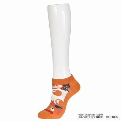 Studio Ghibli Howl's Moving Castle Calcifer Bacon and Eggs Sneaker Socks - Otaku Collectives