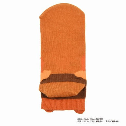 Studio Ghibli Howl's Moving Castle Calcifer Puppet Sneaker Socks - Otaku Collectives