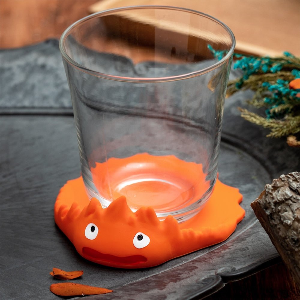 [Studio Ghibli] Howl's Moving Castle Coaster Calcifer - Otaku Collectives