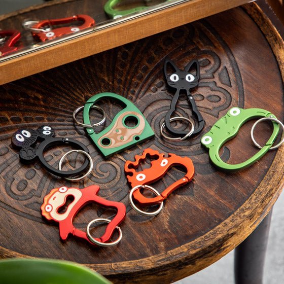 [Studio Ghibli] Howl's Moving Castle Face Carabiner Calcifer - Otaku Collectives