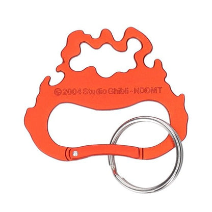 [Studio Ghibli] Howl's Moving Castle Face Carabiner Calcifer - Otaku Collectives