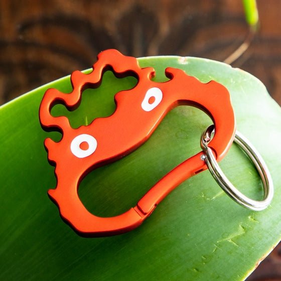 [Studio Ghibli] Howl's Moving Castle Face Carabiner Calcifer - Otaku Collectives