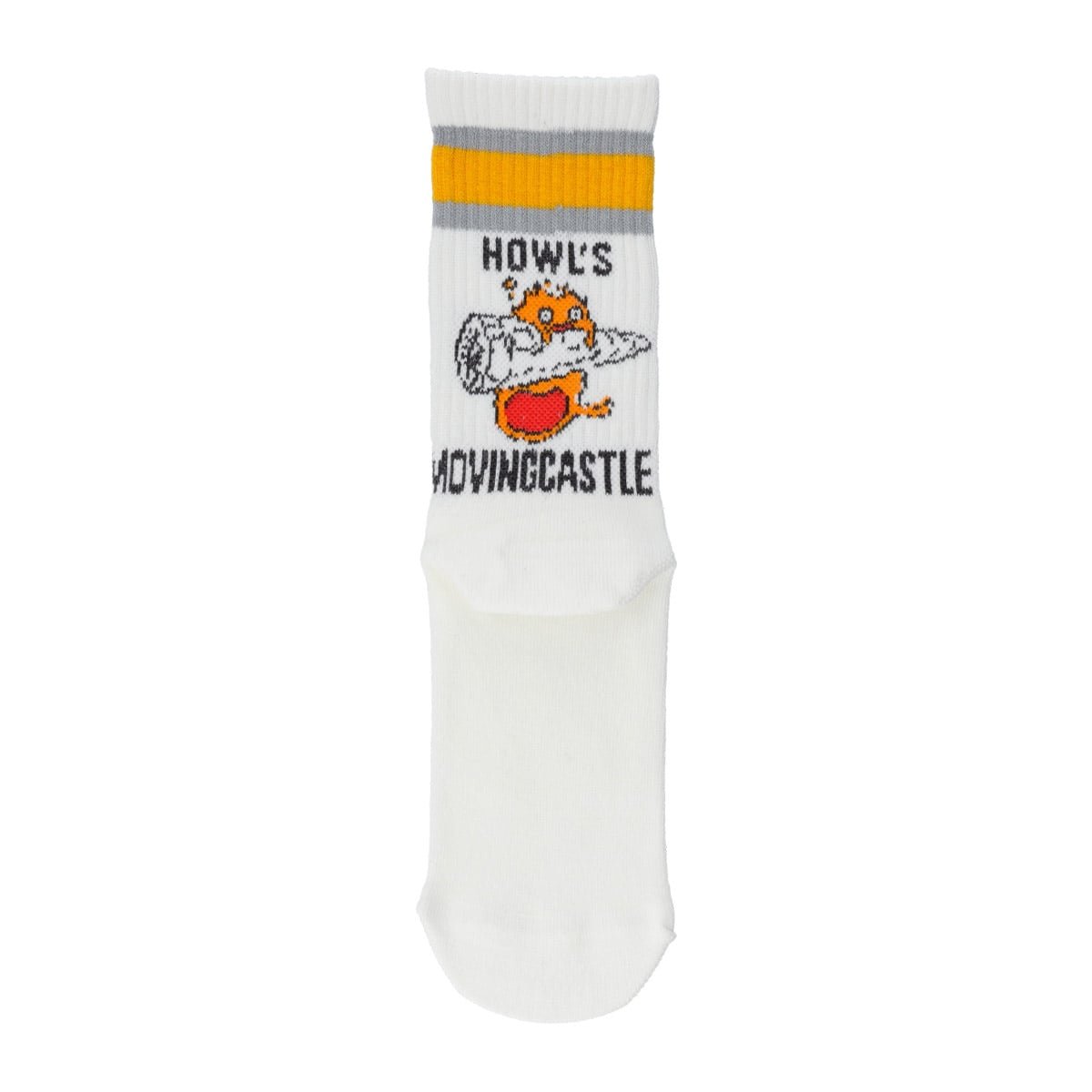 [Studio Ghibli] Howl's Moving Castle Mid High Socks White 23 - 25cm Calcifer - Otaku Collectives