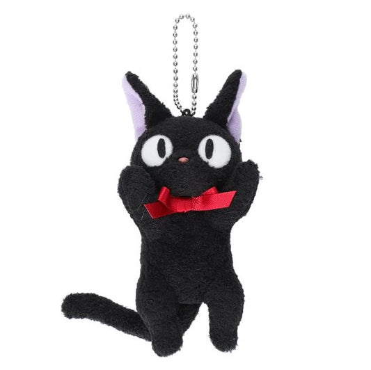 [Studio Ghibli] Kiki's Delivery Service Fluffy Plush Keychain Jiji Hug - Otaku Collectives