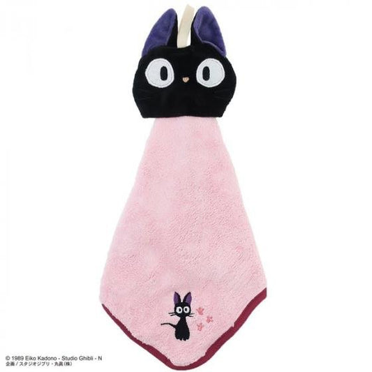 [Studio Ghibli] Kiki's Delivery Service Jiji Face Micro Loop Towel - Otaku Collectives