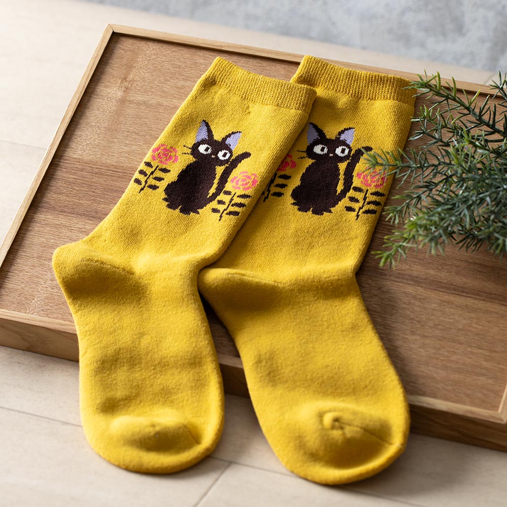 [Studio Ghibli] Kiki's Delivery Service Moisturizing Socks Yellow 23 - 25cm - Otaku Collectives