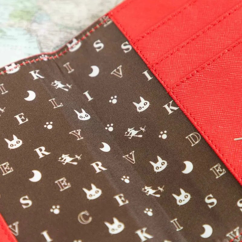Studio Ghibli Kiki’s Delivery Service Passport Holder – Anime Travel Wallet with Card Slots (Jiji) - Otaku Collectives