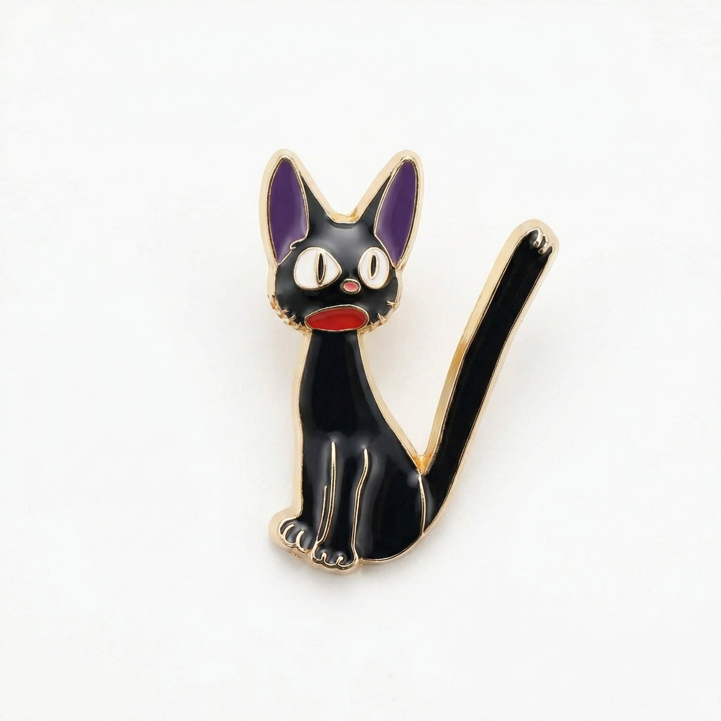 Studio Ghibli Kiki’s Delivery Service Pin Badge – Jiji Collectible Metal Pin - Otaku Collectives