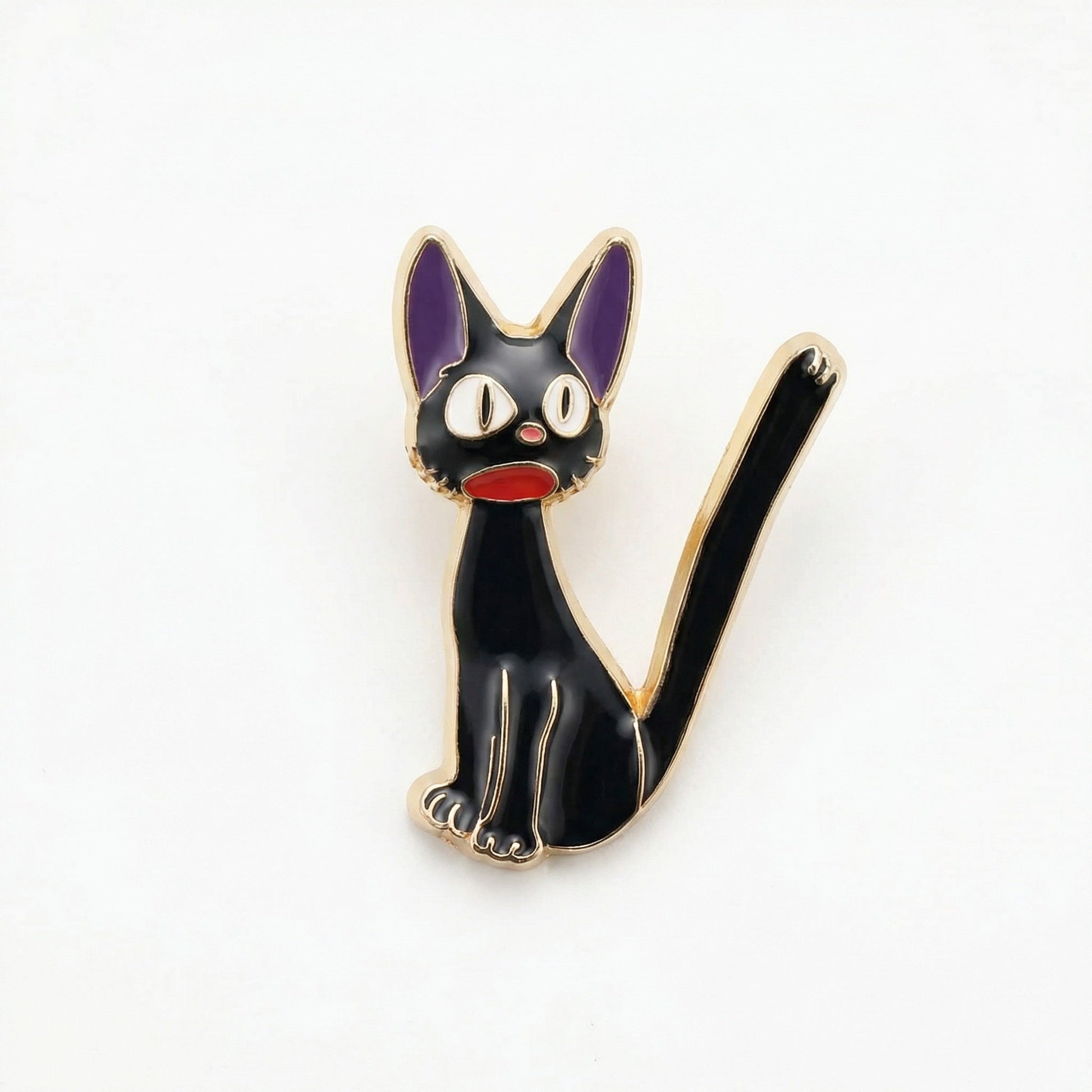 Studio Ghibli Kiki’s Delivery Service Pin Badge – Jiji Collectible Metal Pin - Otaku Collectives
