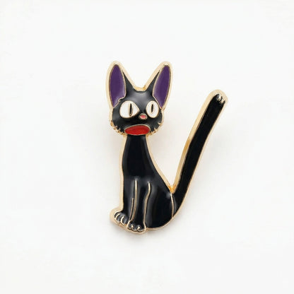 Studio Ghibli Kiki’s Delivery Service Pin Badge – Jiji Collectible Metal Pin - Otaku Collectives