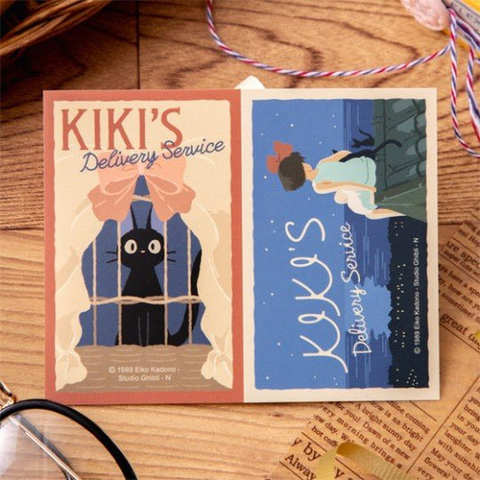 [Studio Ghibli] Kiki's Delivery Service Retro Stickers Kiki & Jiji - Otaku Collectives