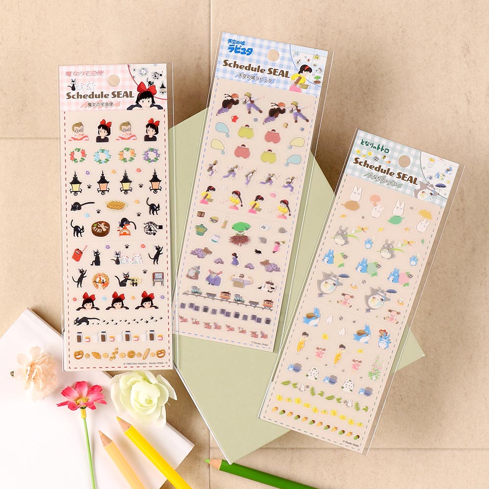 Studio Ghibli Kiki’s Delivery Service Schedule Stickers – Compact Planner Decoration Sheet - Otaku Collectives