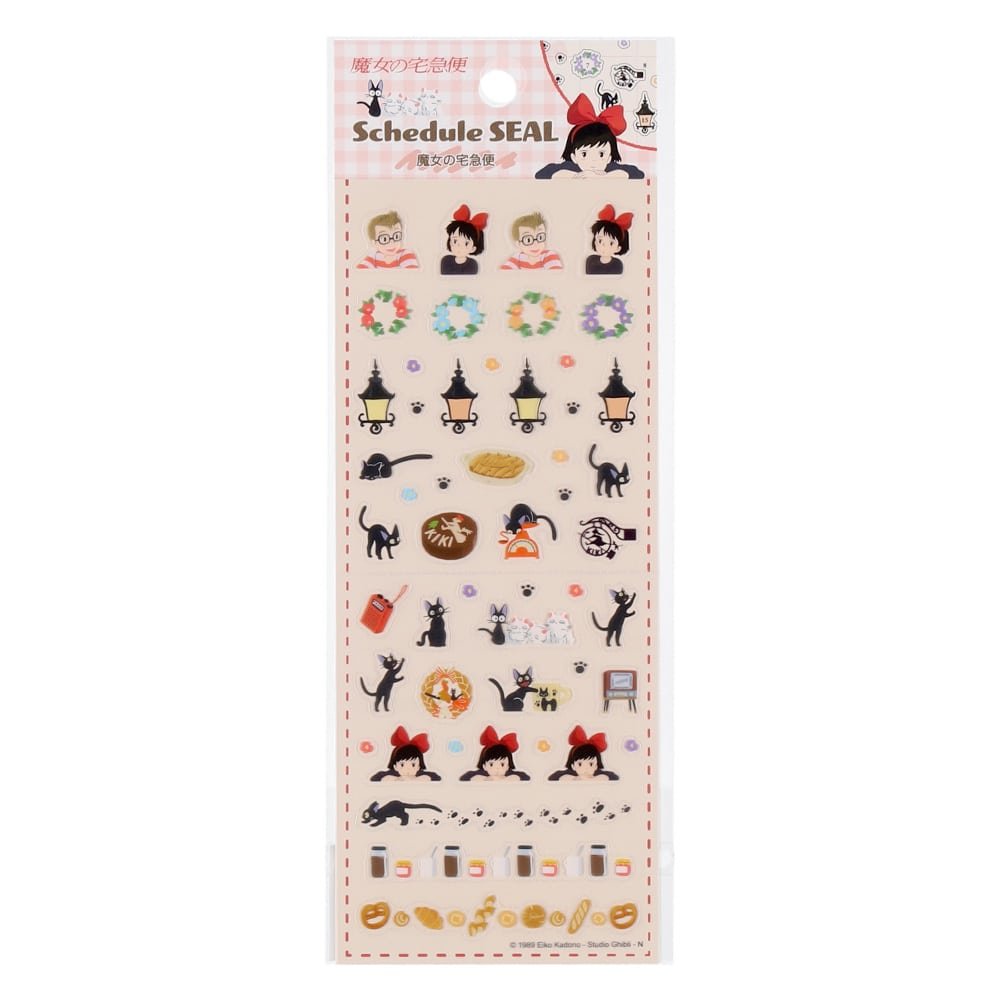 Studio Ghibli Kiki’s Delivery Service Schedule Stickers – Compact Planner Decoration Sheet - Otaku Collectives