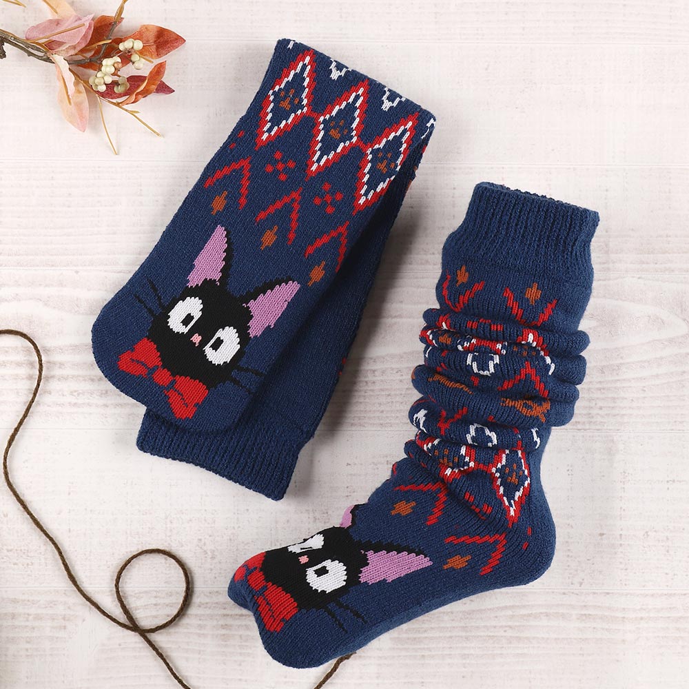 [Studio Ghibli] Kiki's Delivery Service Warm Room Socks Long 22 - 26cm - Otaku Collectives