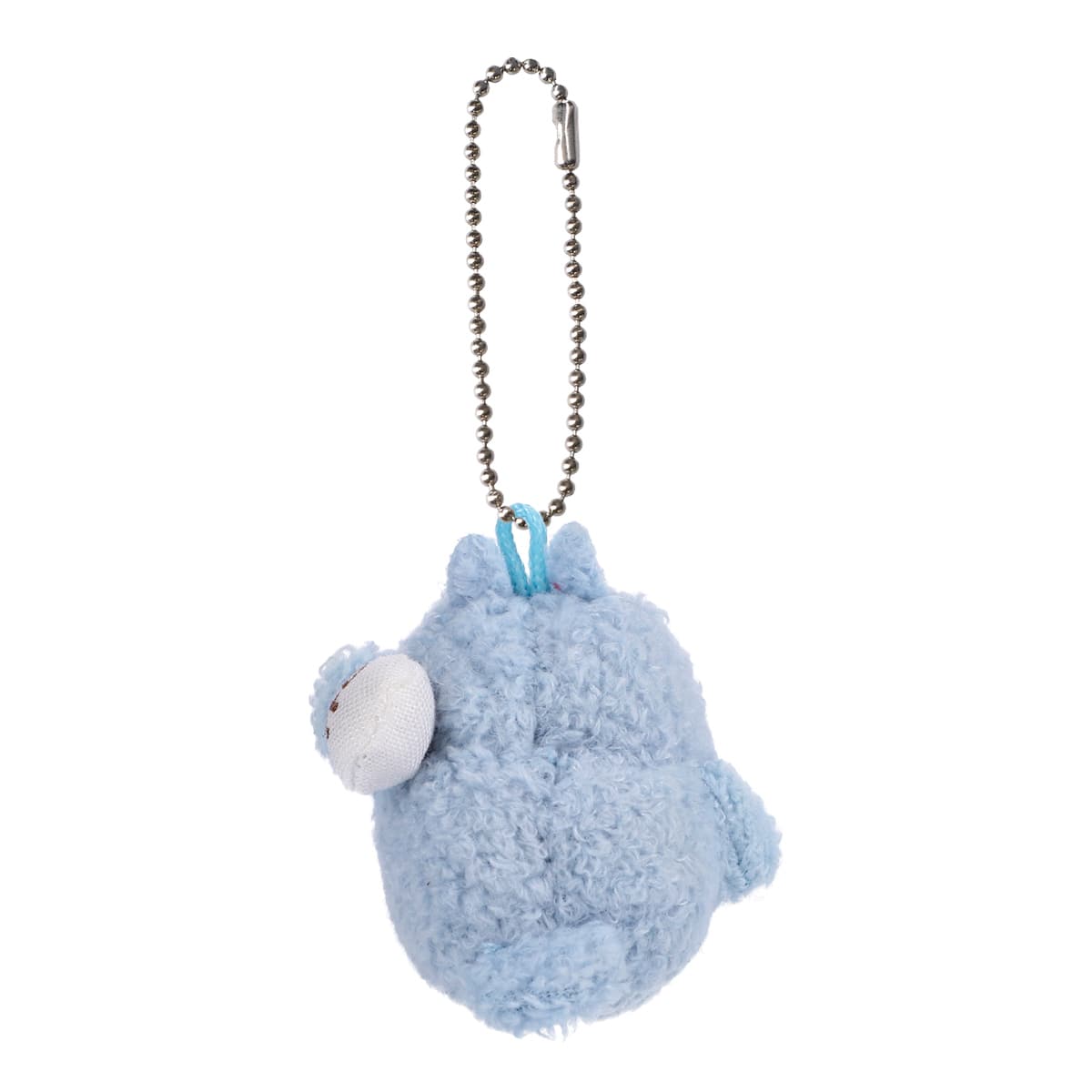 [Studio Ghibli] Mini Fluffy Plush Blue Totoro Keychain - Otaku Collectives