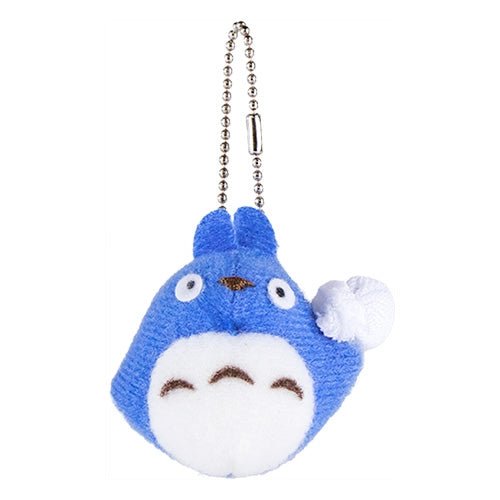 [Studio Ghibli] Mini Plush Blue Totoro Keychain - Otaku Collectives