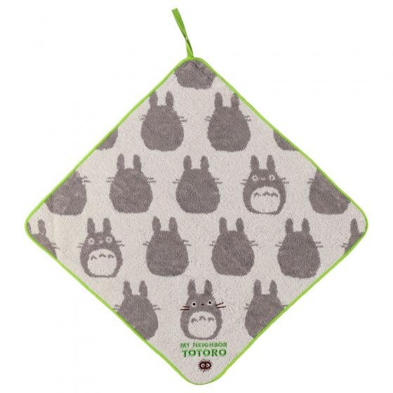 [Studio Ghibli] My Neighbor Totoro "Big Totoro Silhouette" Loop Hand Towel - Otaku Collectives