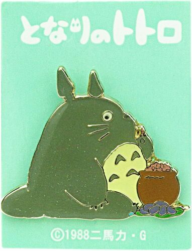 [Studio Ghibli] My Neighbor Totoro Big Totoro Sitting Ghibli Pins - Otaku Collectives